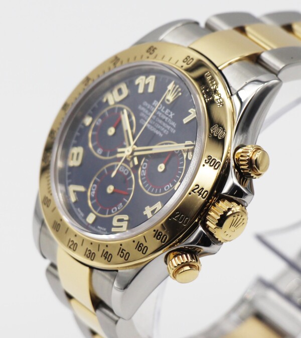 Rolex Daytona Blue Racing Dial Two-Tone Steel and Yellow Gold 40mm 116523 - Image 2