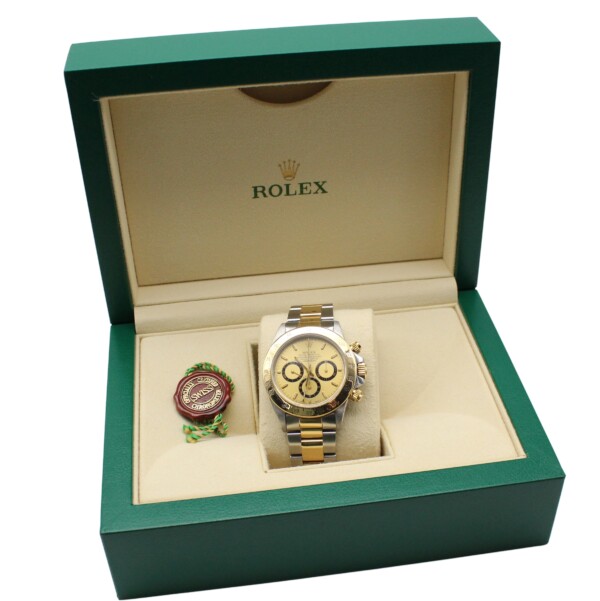 Rolex Zenith Daytona Champagne Dial Stainless Steel/18k Yellow Gold 16523 - Image 7