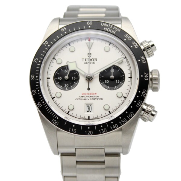 Tudor Black Bay Chrono 'Panda' White Dial 41mm Stainless Steel 79360N