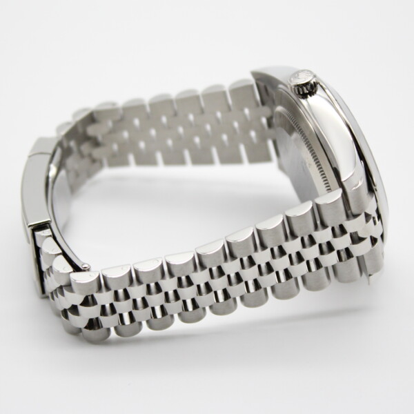 Rolex Datejust 41mm Silver Dial Smooth Bezel Jubilee Bracelet Stainless Steel 126300 - Image 5