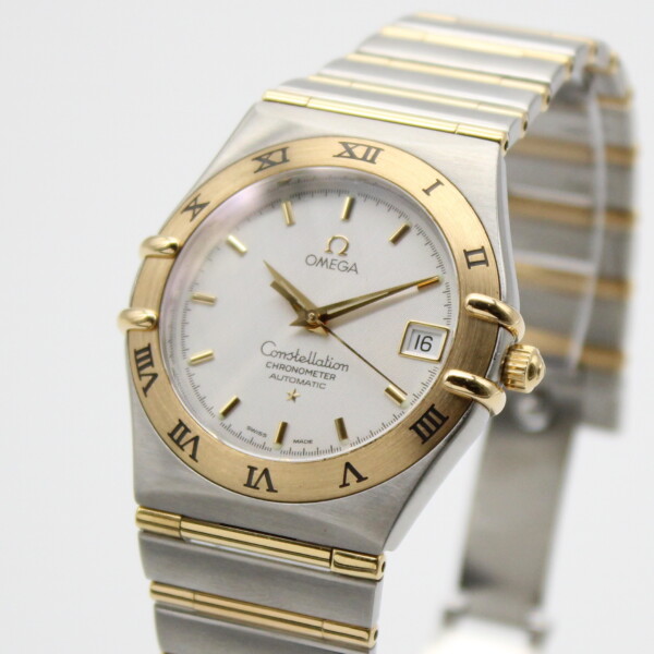Omega Constellation 35.5mm White Dial 18k Yellow Gold/Stainless Steel 1202.30.00 - Image 2