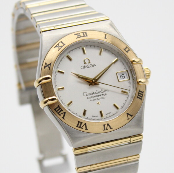 Omega Constellation 35.5mm White Dial 18k Yellow Gold/Stainless Steel 1202.30.00 - Image 3