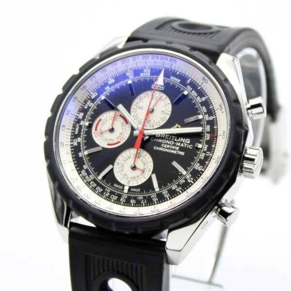 Breitling Chrono-Matic 1461 Navitimer Perpetual Calendar Black Dial Stainless Steel A19360 - Image 2