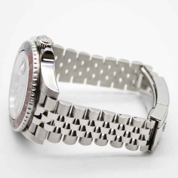 Rolex GMT-Master II 'Pepsi' Black Dial Jubilee Bracelet Stainless Steel 126710BLRO - Image 5