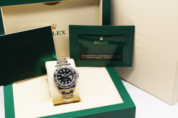 Rolex GMT-Master II Black Dial Oyster Bracelet Stainless Steel 126710GRNR - Image 7