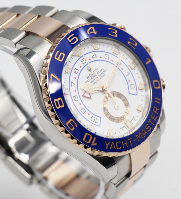 Rolex Yacht-Master II 44mm 18k Rose Gold and Stainless Steel Ceramic Bezel 116681 - Image 3