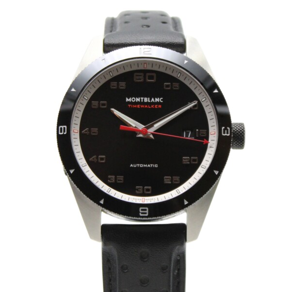 Montblanc Timewalker Automatic Date 41mm Black Dial Stainless Steel 7426