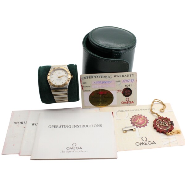 Omega Constellation 35.5mm White Dial 18k Yellow Gold/Stainless Steel 1202.30.00 - Image 7