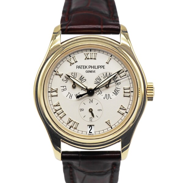 Patek Philippe Annual Calendar Ivory Dial 18k Yellow Gold 5035J-001