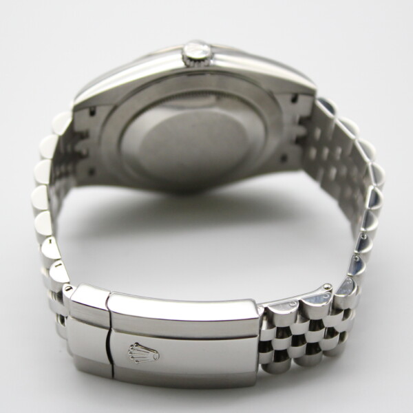 Rolex Datejust 41mm Silver Dial Jubilee Bracelet Stainless Steel 126334 - Image 6