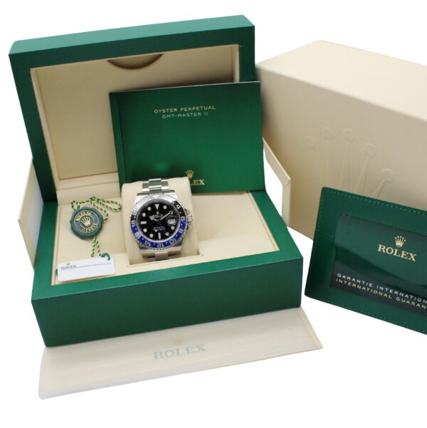 Rolex GMT-Master II 'Batman' Oyster Bracelet Stainless Steel 126710BLNR - Image 7