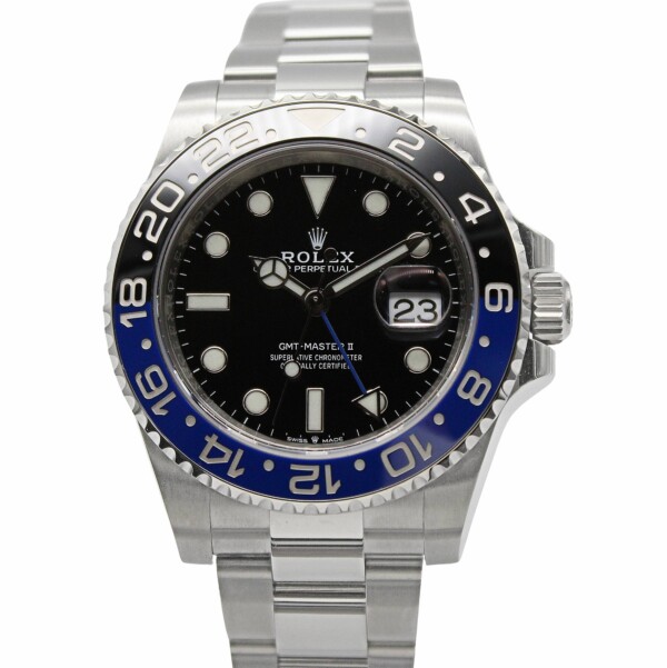 Rolex GMT-Master II 'Batman' Oyster Bracelet Stainless Steel 126710BLNR