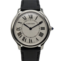 Cartier Ronde Must De Cartier 36mm Quartz Silver Dial Stainless Steel WSRN0031