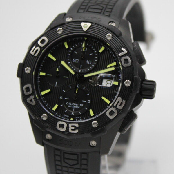 TAG Heuer Aquaracer Chronograph 500m 44mm PVD Titanium CAJ2180-2 - Image 2