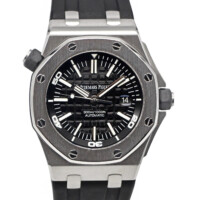 Audemars Piguet Royal Oak Offshore Diver 42mm Black Dial Stainless Steel 15710ST