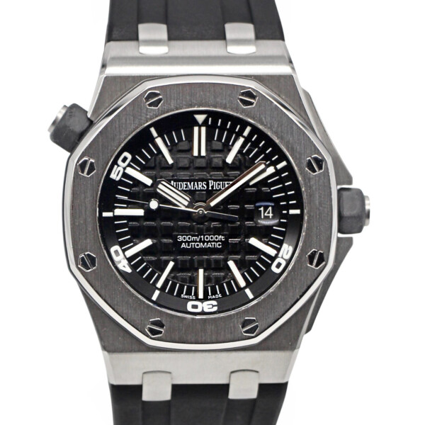 Audemars Piguet Royal Oak Offshore Diver 42mm Black Dial Stainless Steel 15710ST