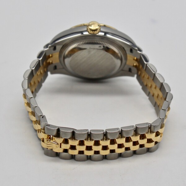 Rolex Lady Datejust 28mm Two-Tone Silver Roman Dial Jubilee Bracelet Fluted Bezel 279173 - Image 6