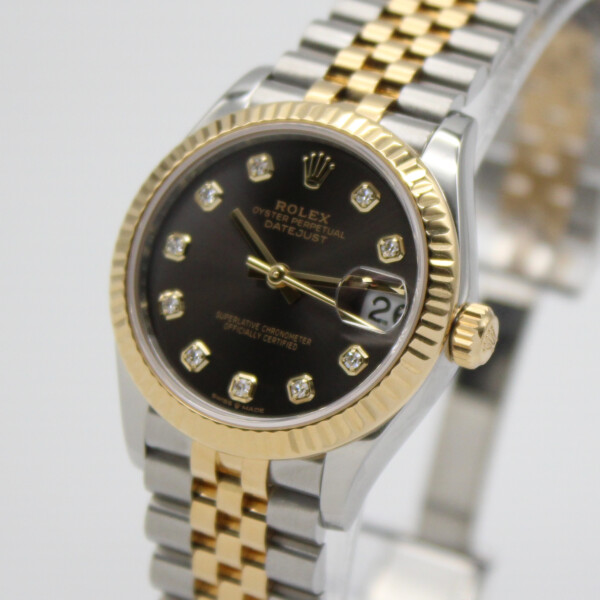 Rolex Datejust 31mm Slate Dial 18k Yellow Gold/Stainless Steel Jubilee Bracelet 278273 - Image 2
