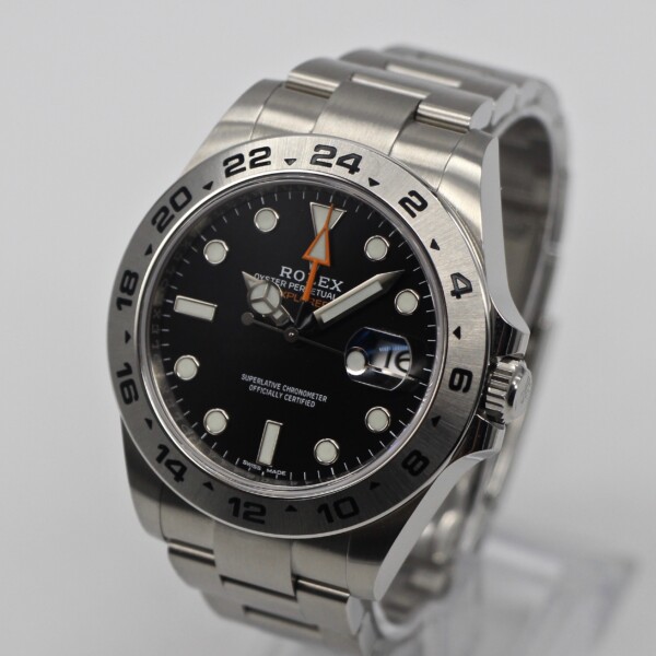 Rolex Explorer II 42mm Black Dial Stainless Steel Oyster Bracelet 216570 - Image 2