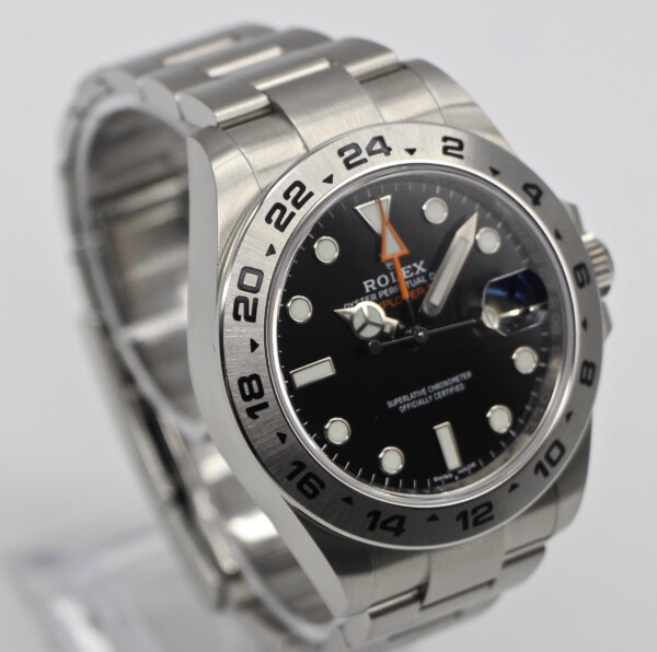 Rolex Explorer II 42mm Black Dial Stainless Steel Oyster Bracelet 216570 - Image 3