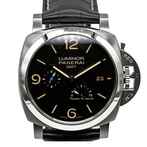 Panerai Luminor 1950 3 Days GMT Power Reserve Automatic 44mm Black Dial PAM01321