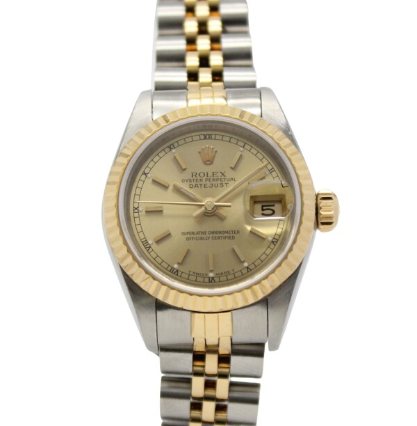 Rolex Datejust 26mm Champagne Dial 18k Yellow Gold/Stainless Steel 69173