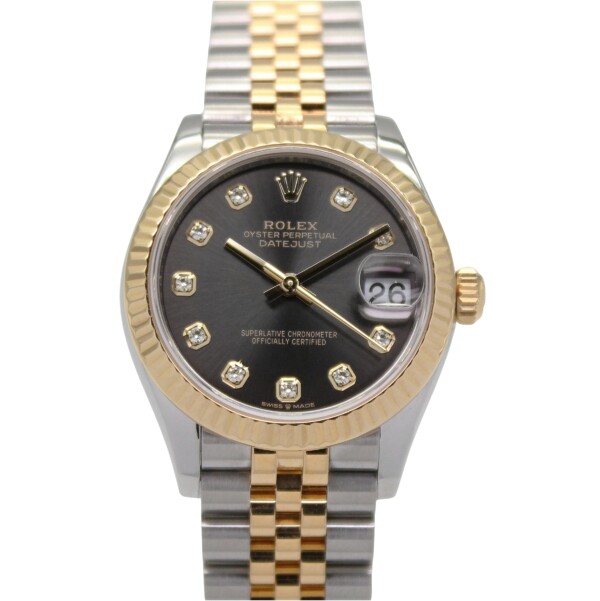 Rolex Datejust 31mm Slate Dial 18k Yellow Gold/Stainless Steel Jubilee Bracelet 278273