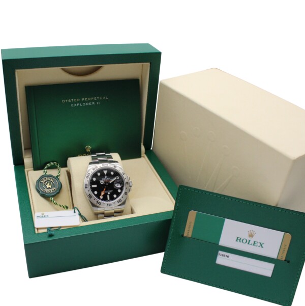 Rolex Explorer II 42mm Black Dial Stainless Steel 216570 - Image 7