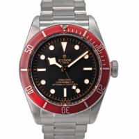Tudor Black Bay Heritage 41mm Burgundy Bezel Black dial Stainless Steel 79230R