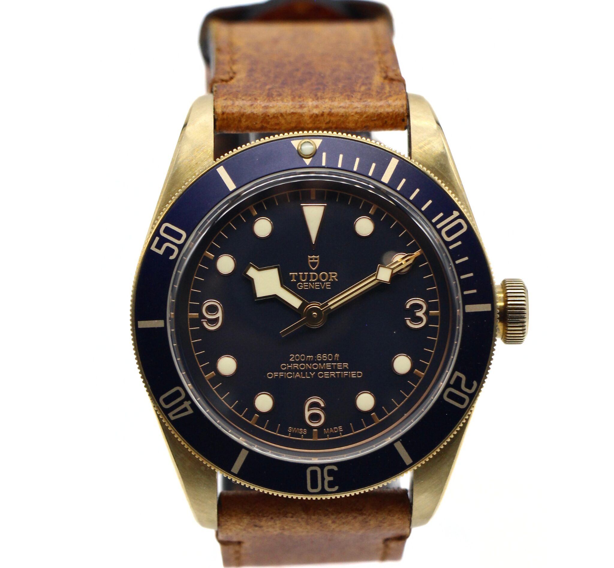 Tudor Black Bay Bronze 43mm Blue Dial Bronze Case 79250BB Luxury