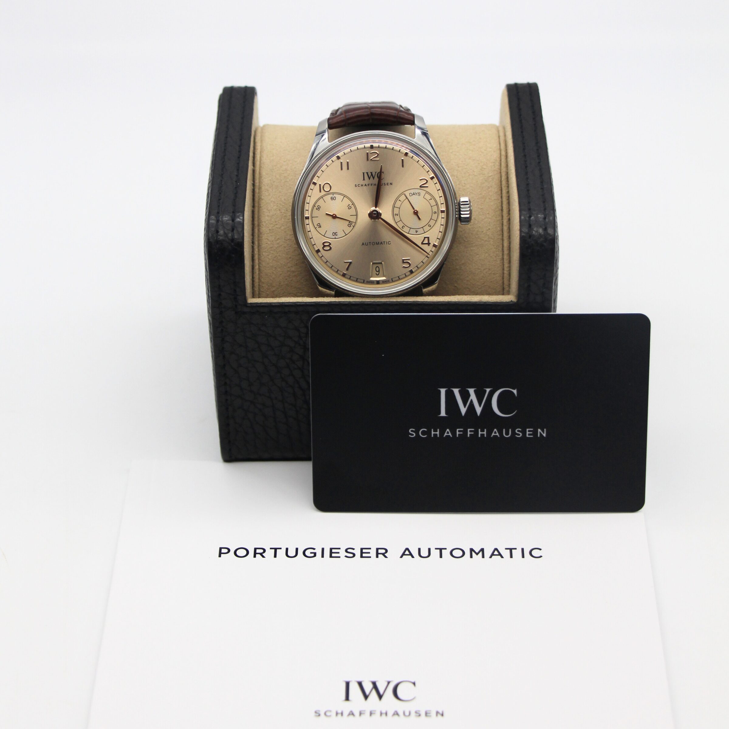 IWC Portugieser Automatic 42mm Dune Dial Stainless Steel IW501705 - Image 6