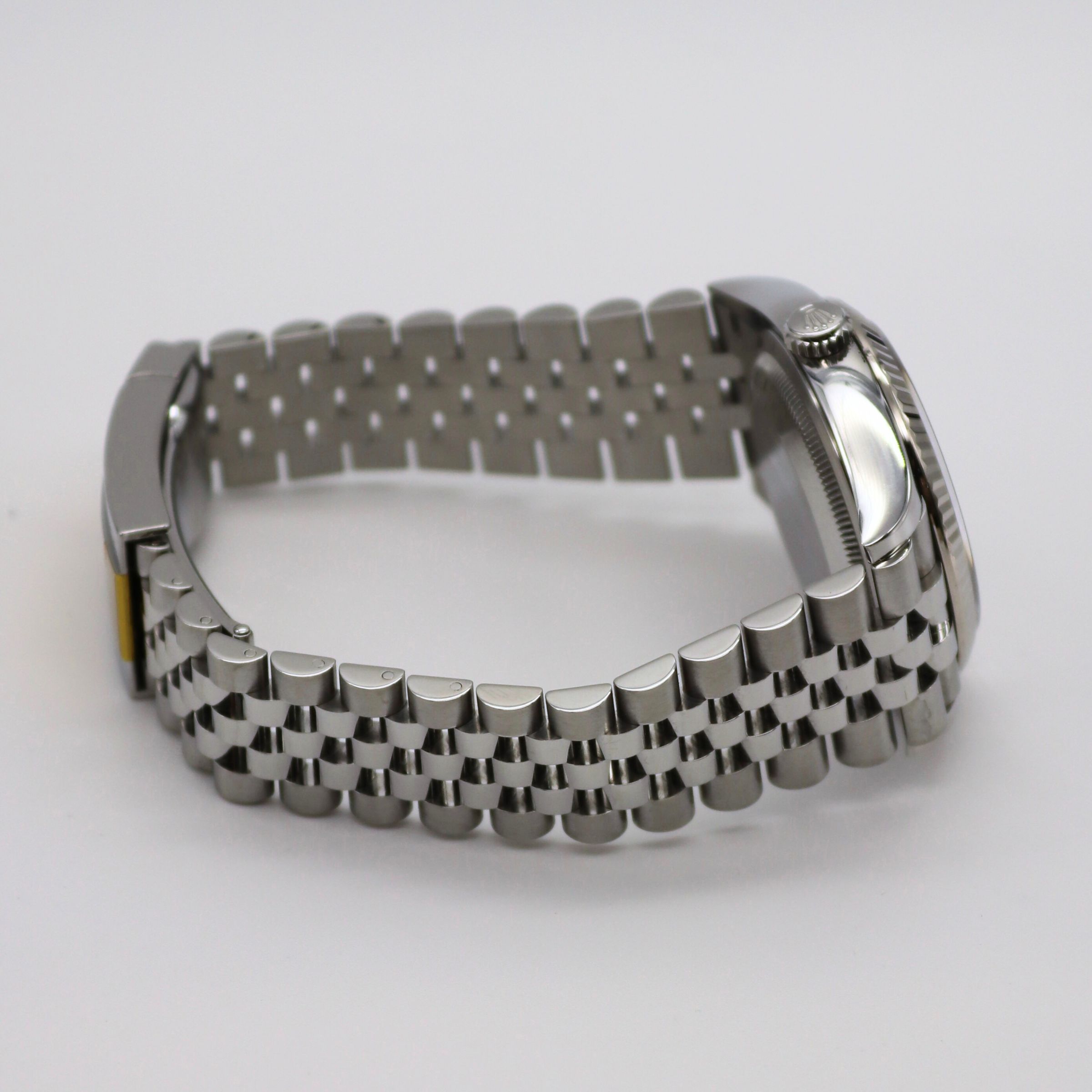 Rolex Datejust 36mm Black Dial Fluted Bezel Jubilee Bracelet Stainless Steel 126234 - Image 5