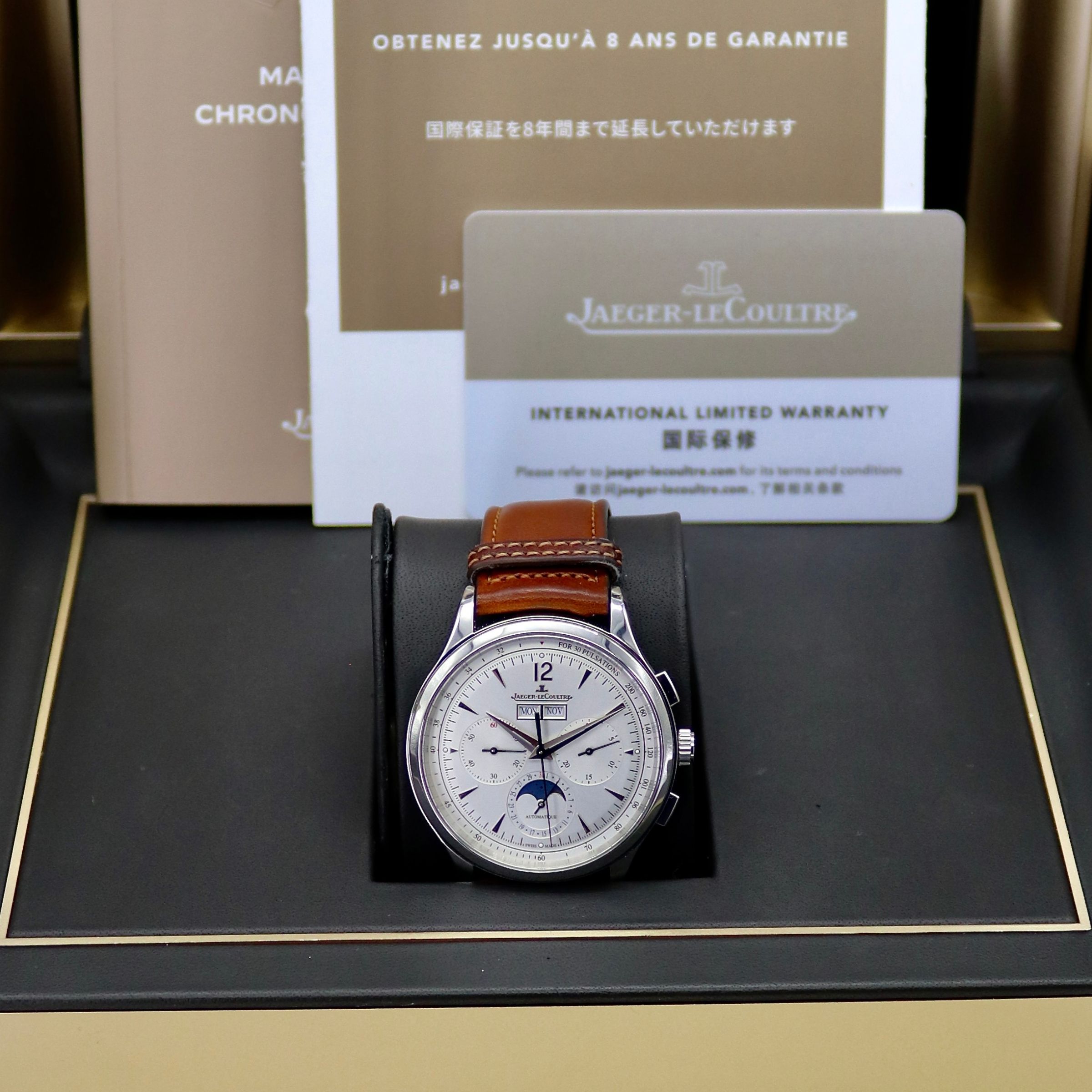 Jaeger-LeCoultre Master Control Calendar Chronograph 40mm Silver Dial Stainless Steel Q413842J - Image 6