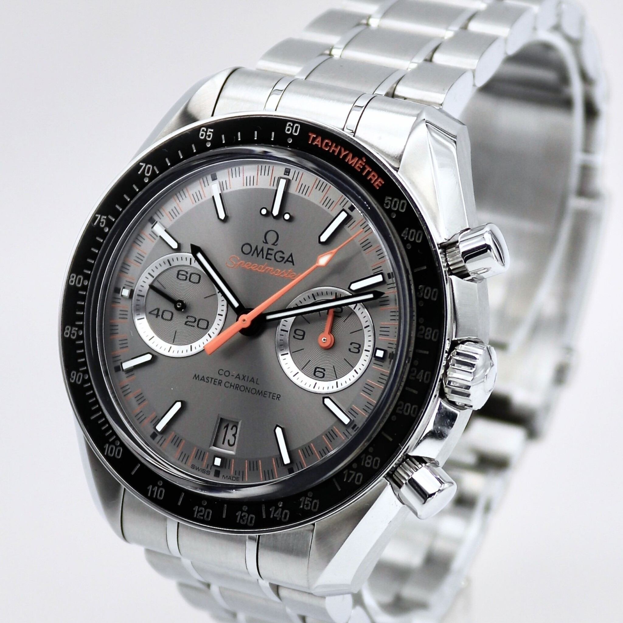 Omega Speedmaster Racing 44mm Grey Dial Stainless Steel 329.30.44.51.06 ...