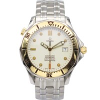 Omega Seamaster 300 41mm White Dial Yellow Gold/Stainless Steel 2432.20.00