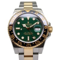 Rolex GMT-Master II 40mm Green Dial 18k Yellow Gold/Stainless Steel 116713LN