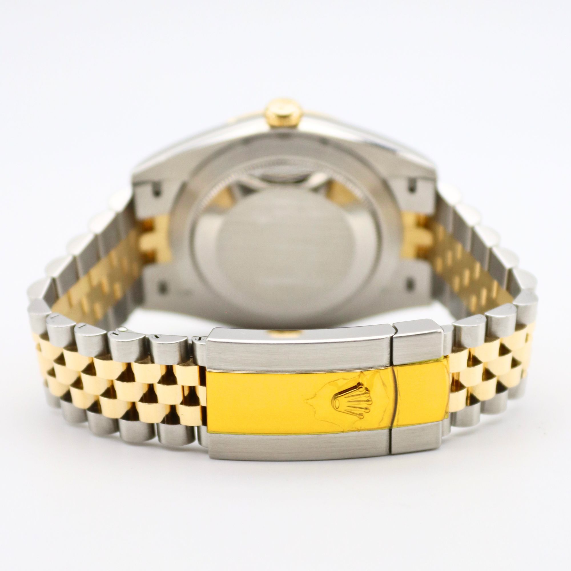 Rolex Datejust 41mm Two-Tone Silver Dial Fluted Bezel Jubilee Bracelet 126333 - Image 6