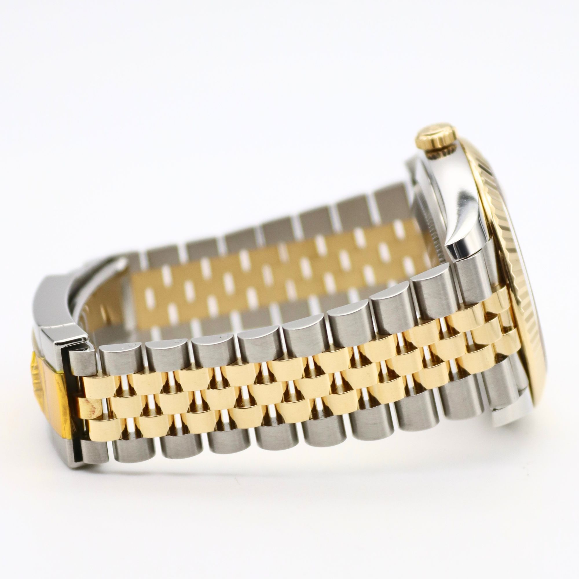 Rolex Datejust 41mm Two-Tone Silver Dial Fluted Bezel Jubilee Bracelet 126333 - Image 5