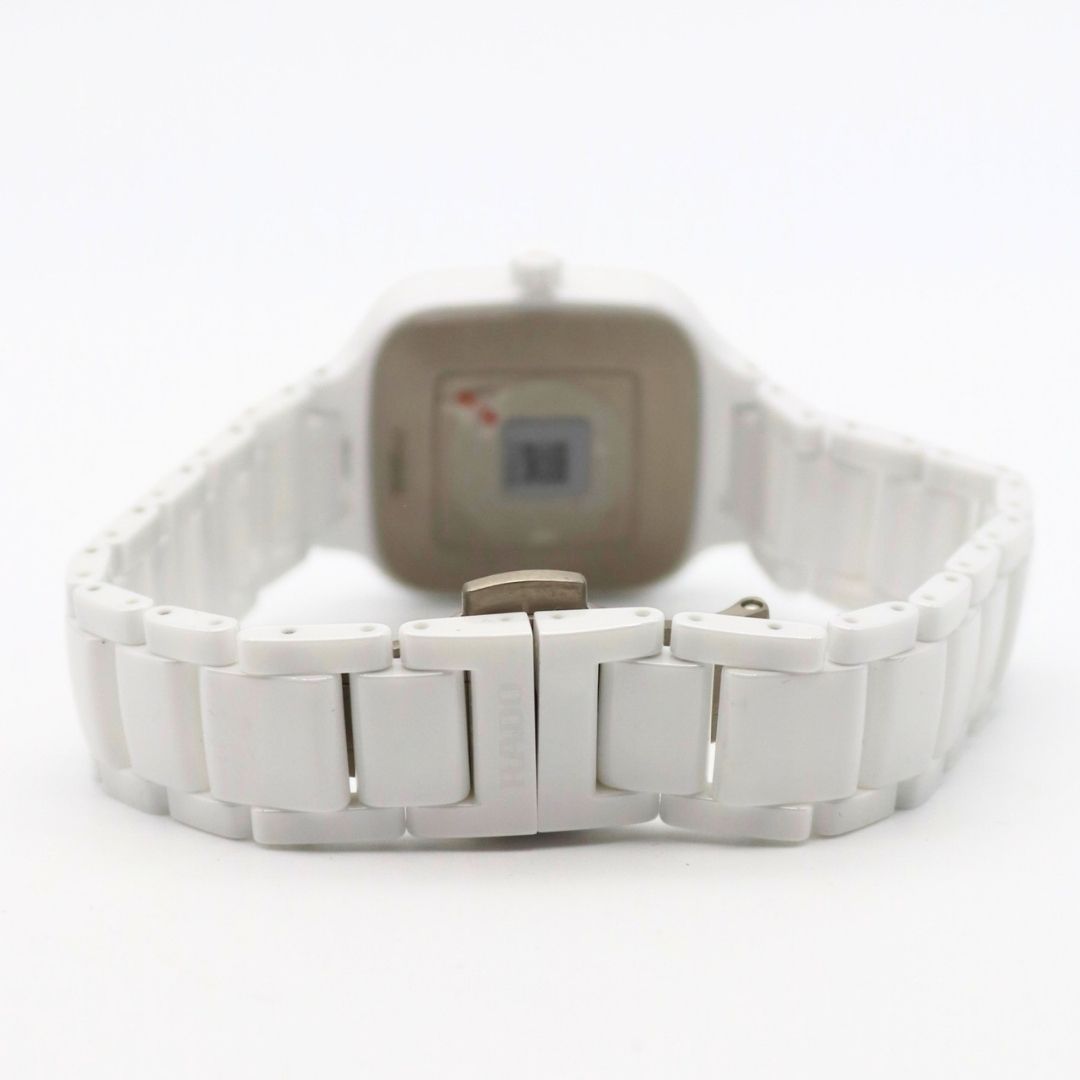 Rado True Square White Mother of Pearl Dial with 4 Diamonds29.2 mm Quartz R27072902 - Image 6