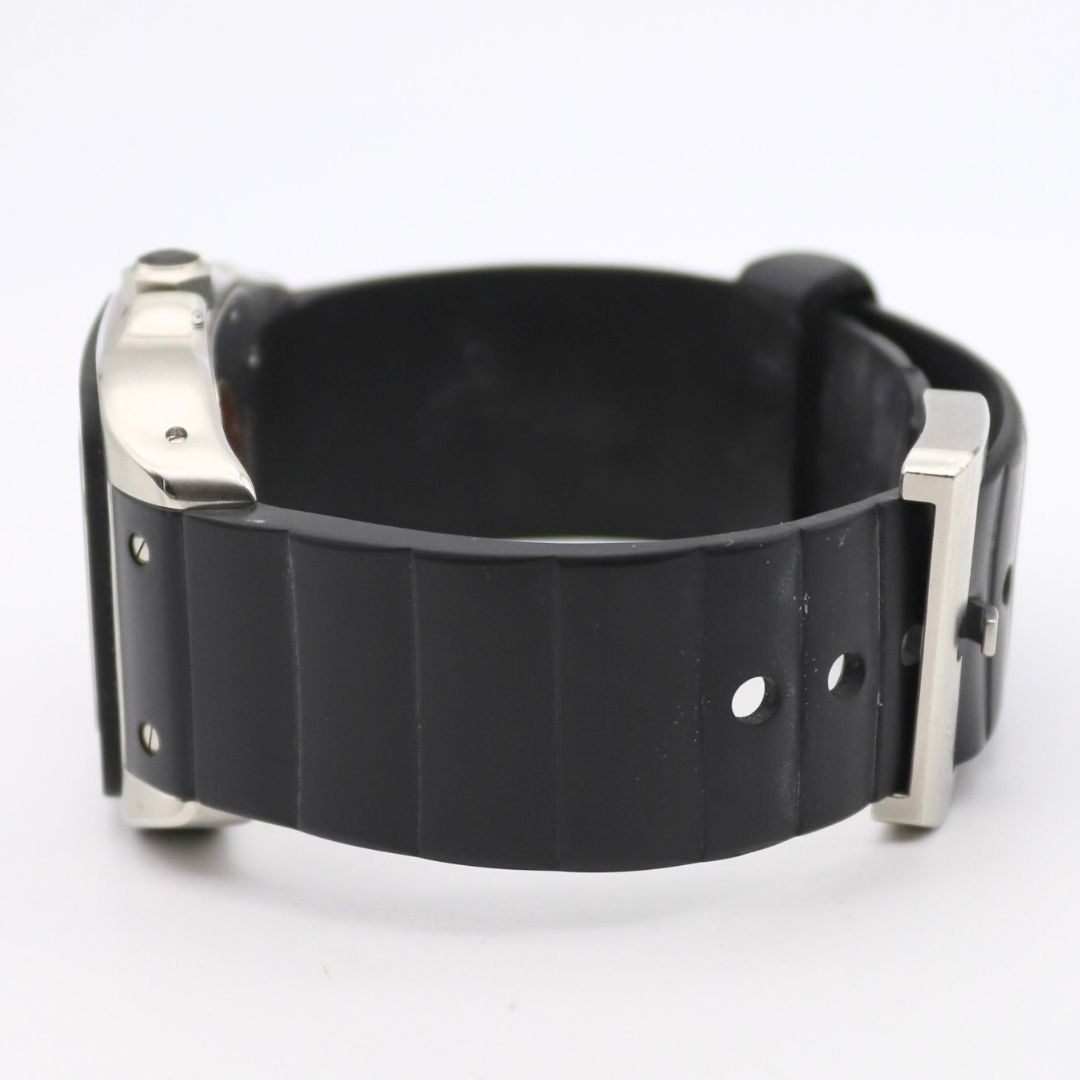 Cartier Santos 100 Large Silver Dial 38 x 51mm Rubber Bezel Stainless Steel W20121U2 - Image 4