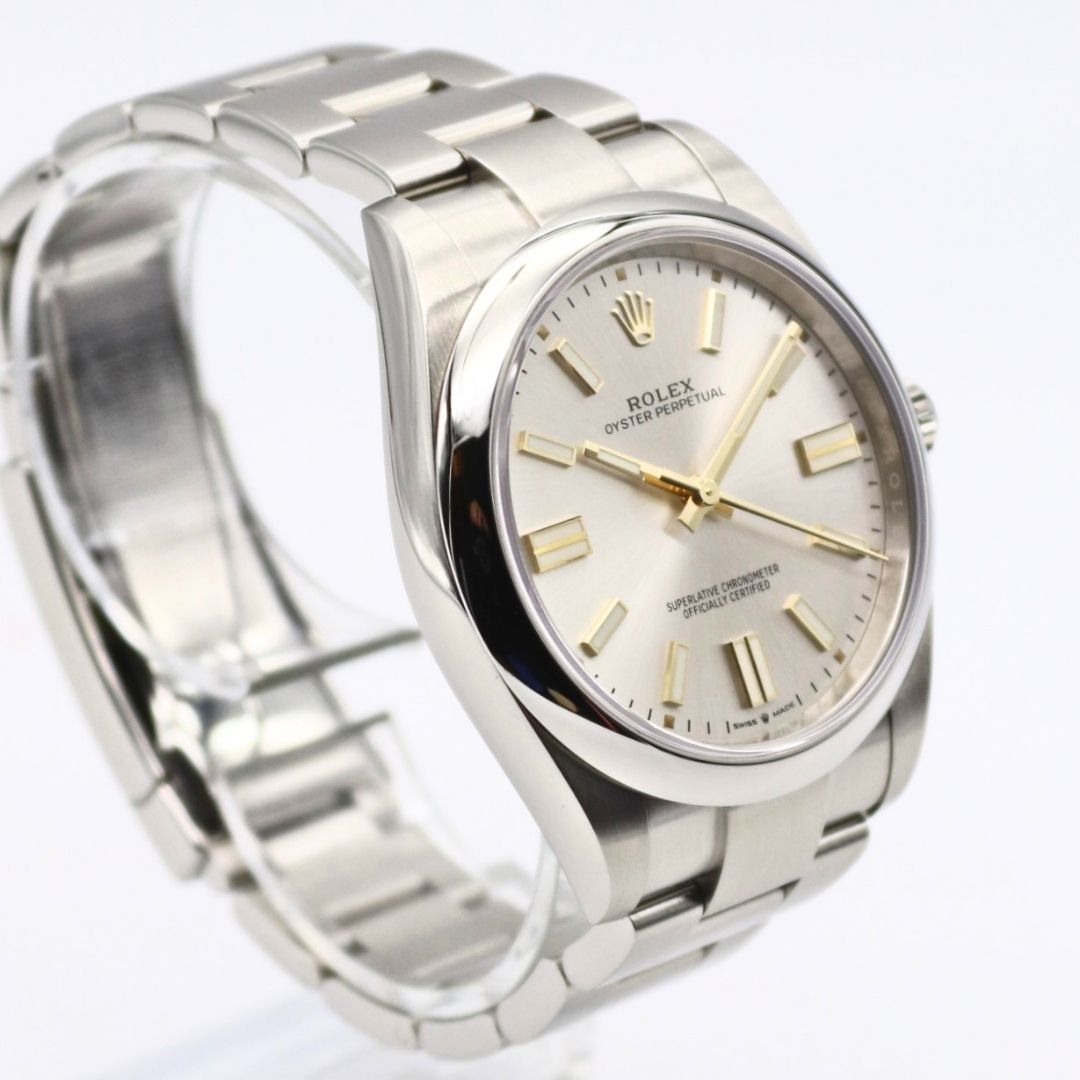 Rolex Oyster Perpetual 41mm Stainless Steel Silver Dial 124300 - Image 3