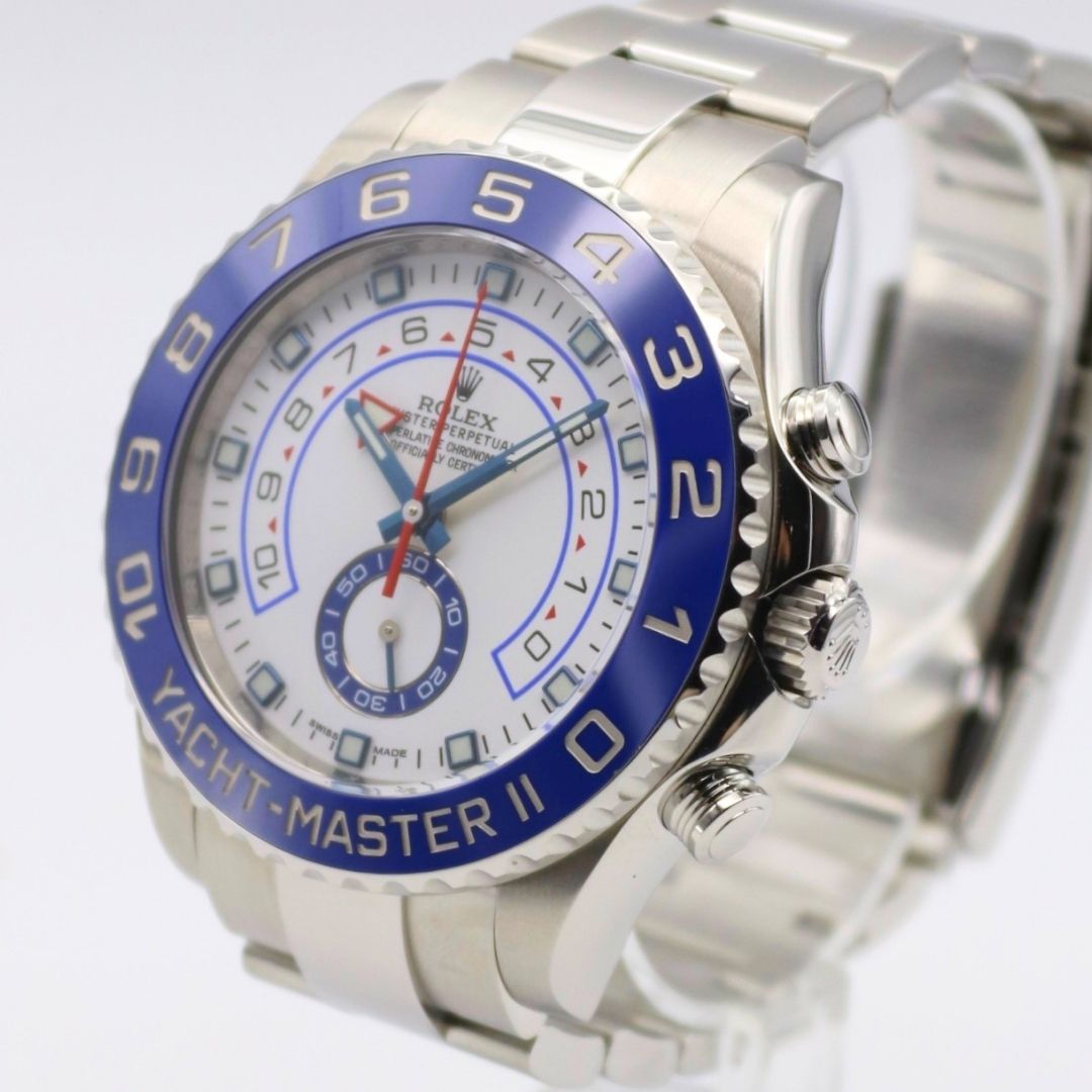 Rolex Yachtmaster II 44mm White Dial Stainless Steel 116680 - Image 2