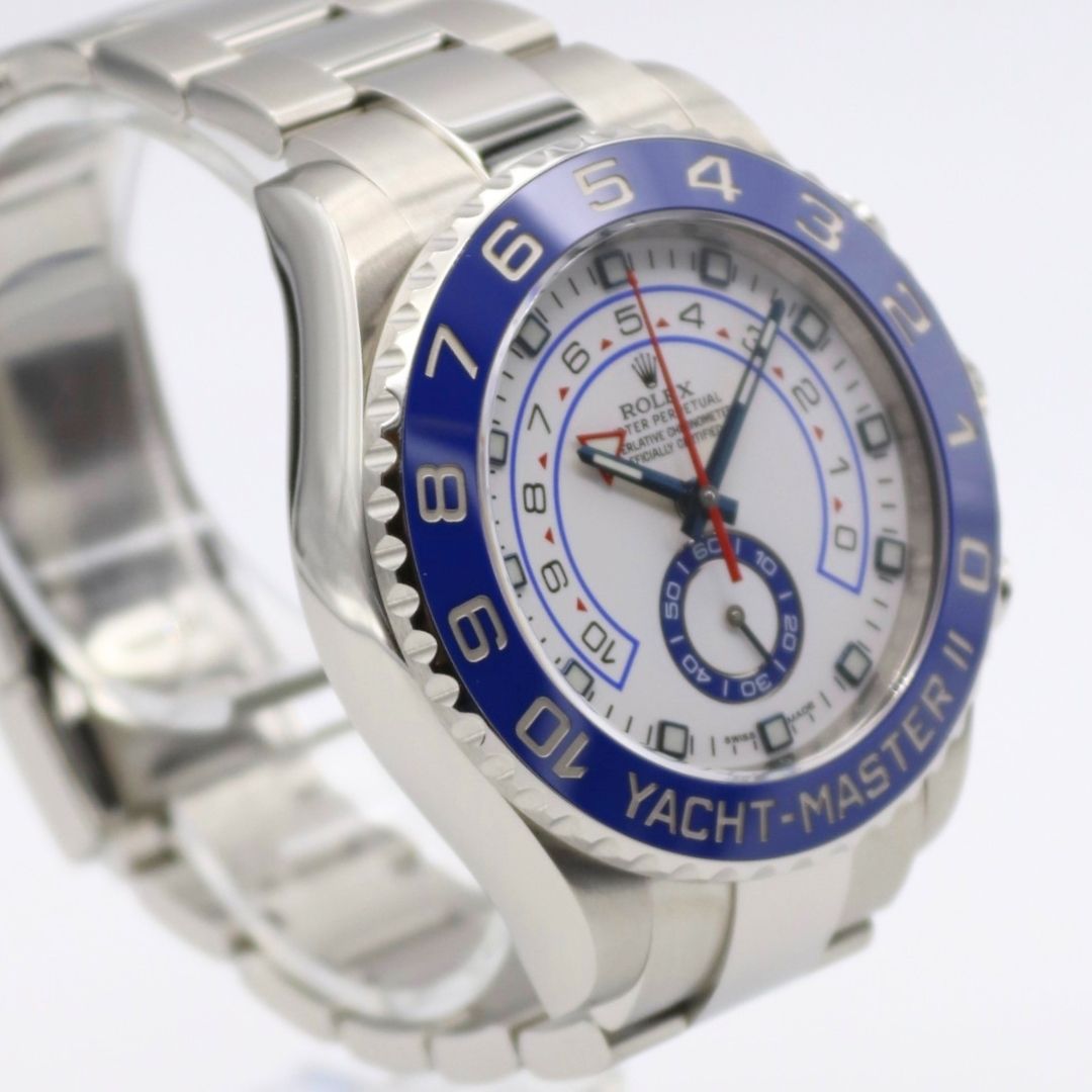 Rolex Yachtmaster II 44mm White Dial Stainless Steel 116680 - Image 3