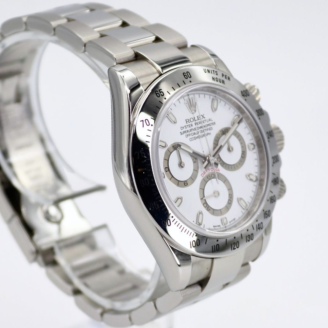 Rolex Daytona 40mm White Dial Stainless Steel 116520 - Image 3