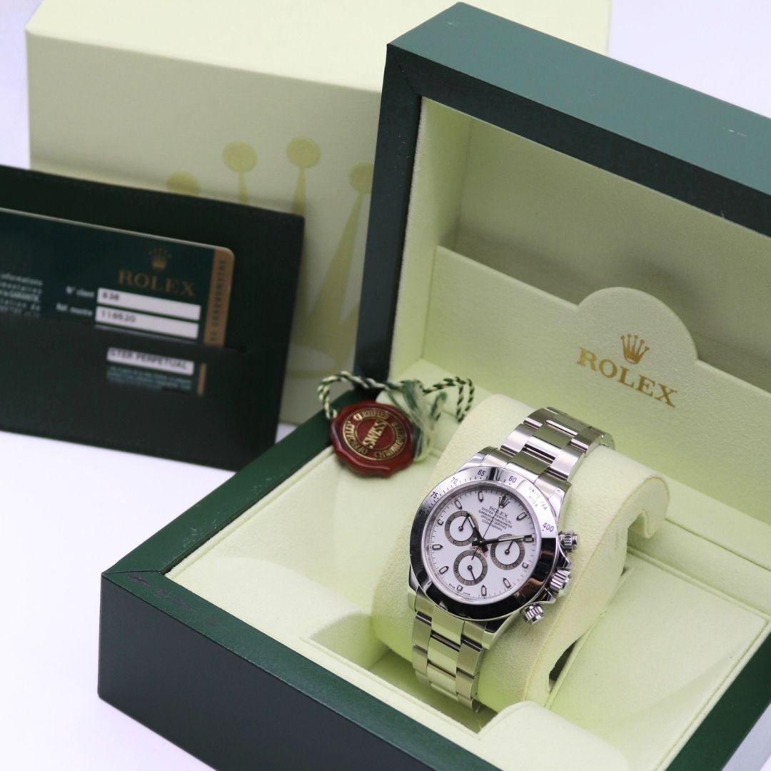 Rolex Daytona 40mm White Dial Stainless Steel 116520 - Image 7