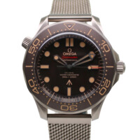 Omega Seamaster Professional 300M 42mm '007 Edition' Brown Dial Titanium Case & Bracelet 210.90.42.20.01.001