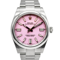Rolex Oyster Perpetual 41mm Candy Pink Dial Stainless Steel 134300