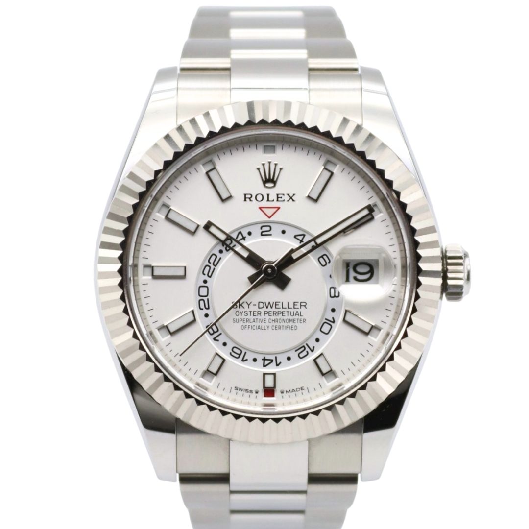 Rolex Sky-Dweller 42mm White Dial Stainless Steel Oyster Bracelet 336934