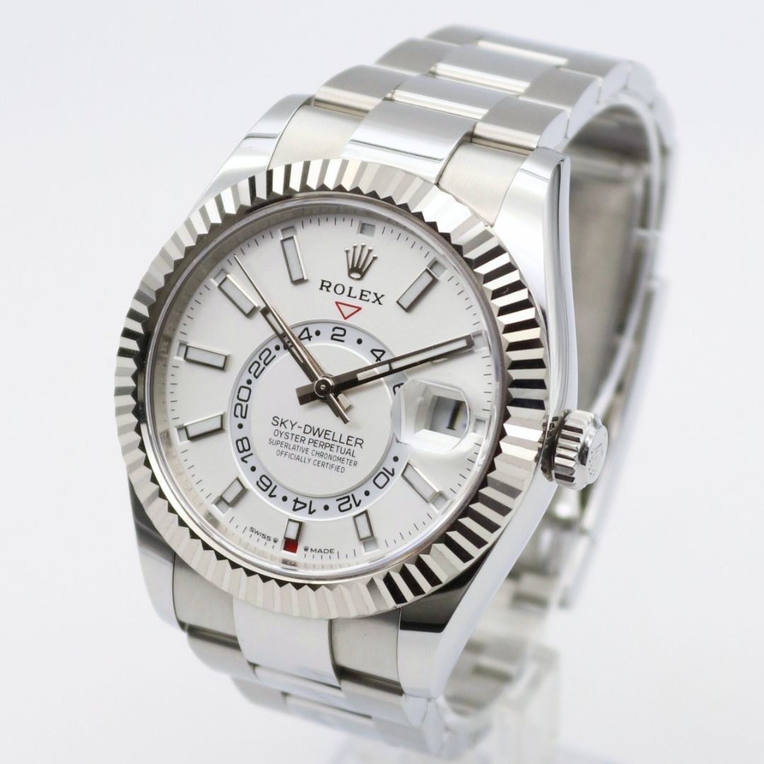 Rolex Sky-Dweller 42mm White Dial Stainless Steel Oyster Bracelet 336934 - Image 2