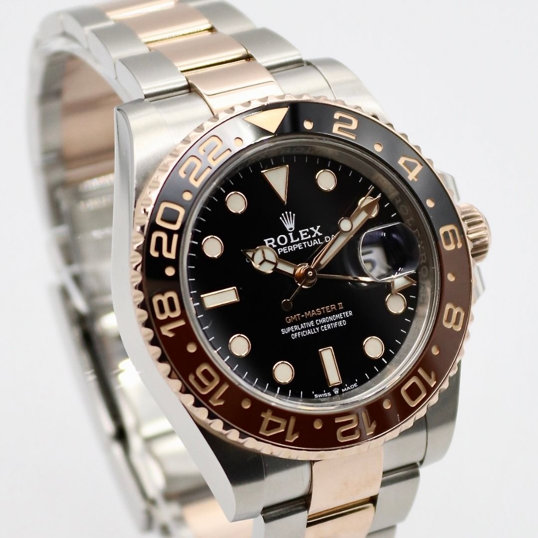 Rolex GMT-Master II ‘Rootbeer’ 40mm Black Dial 18k Rose Gold/Stainless Steel 126711CHNR - Image 3